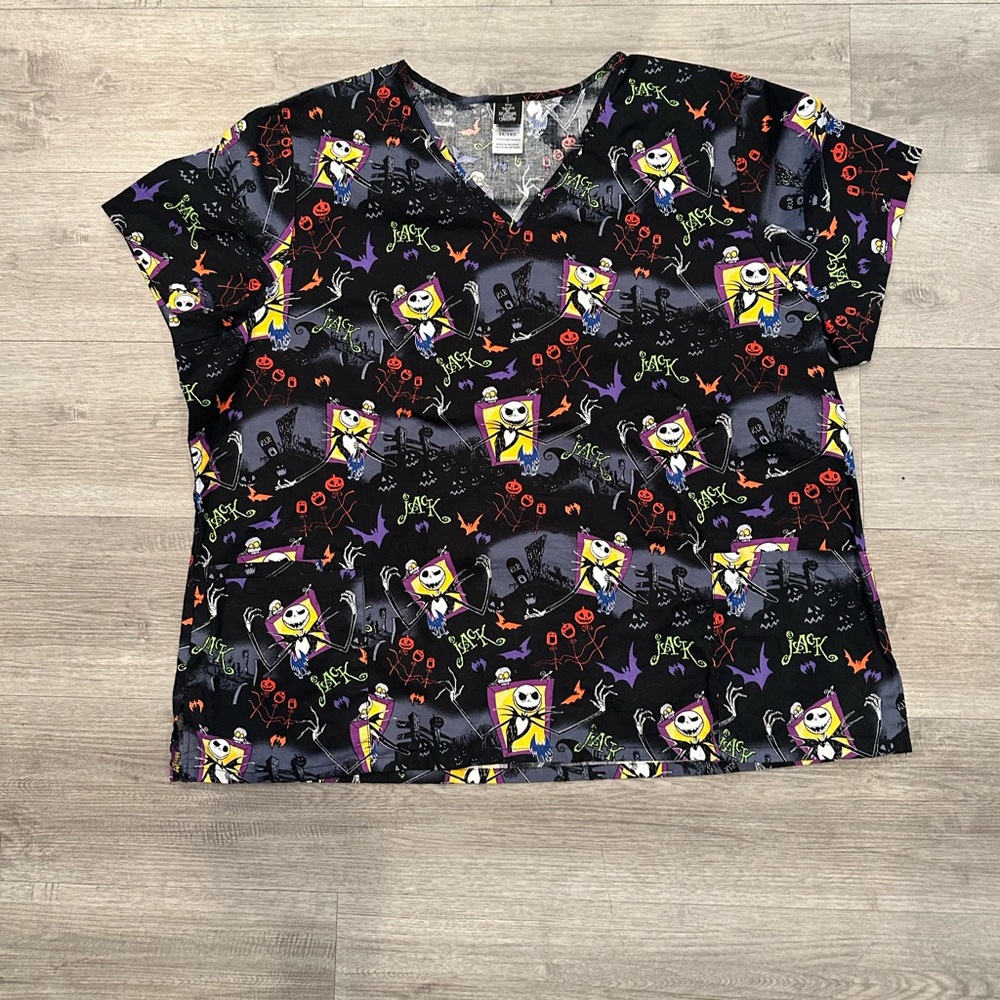 Nightmare Before Christmas Scrubs 3XL